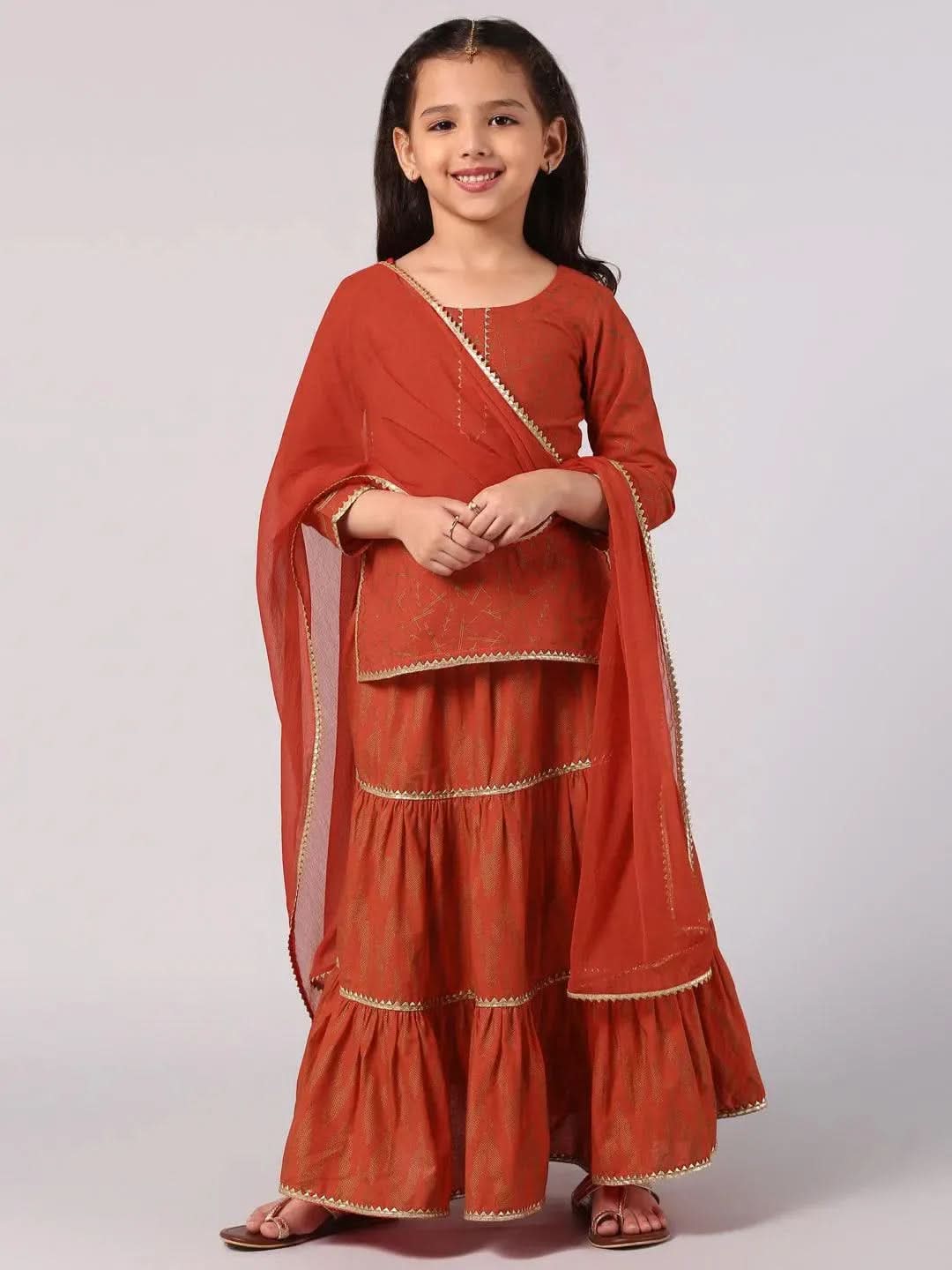 Buy Red Printed Cotton Suit Set - 20394K- | Libas Ethnic Wear Online
Buy Red Printed Cotton Suit Set - 20394K- | Libas Ethnic Wear Online