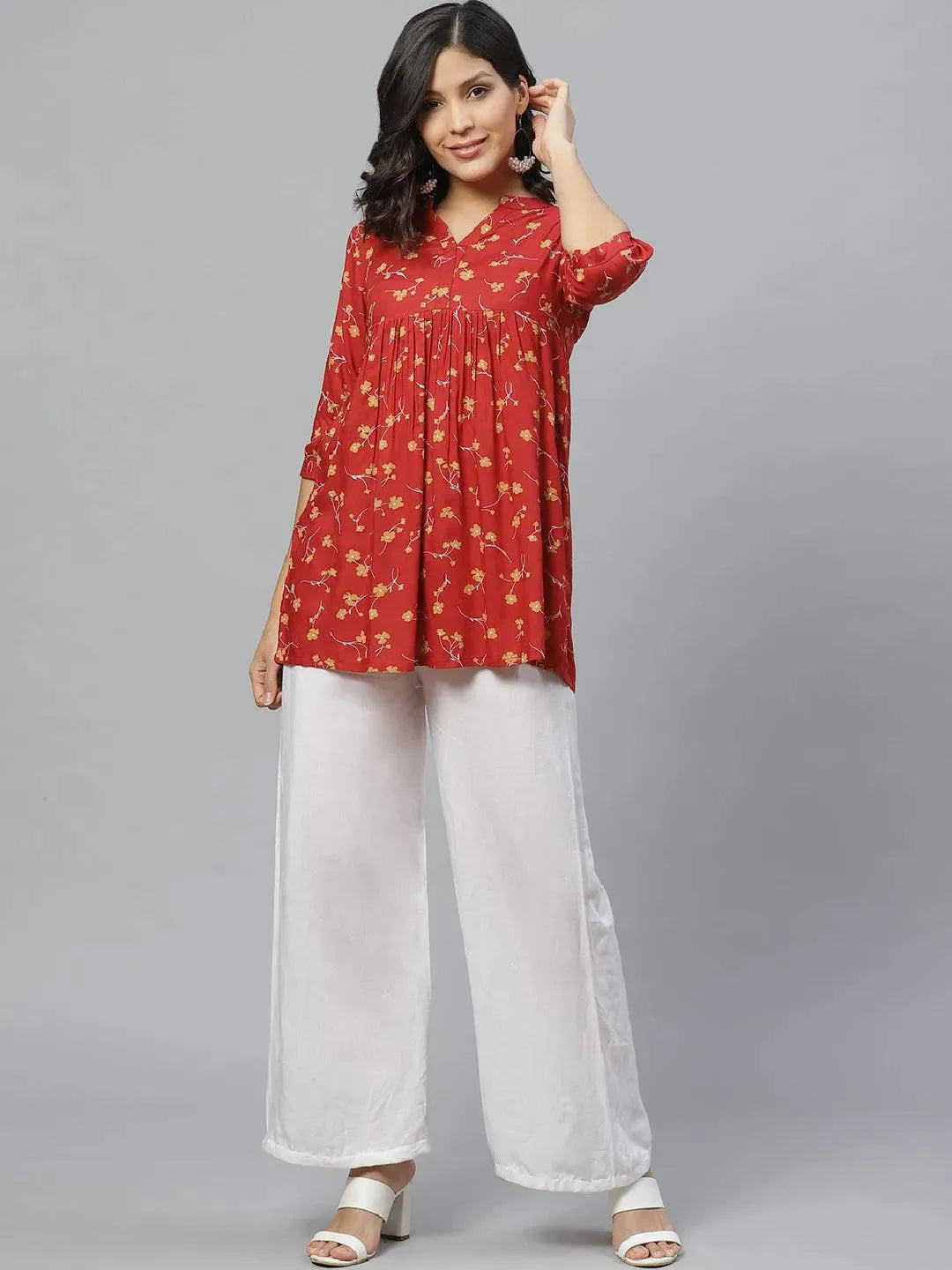 Buy Red Printed Rayon Kurti - 8997- | Libas Ethnic Wear Online
Buy Red Printed Rayon Kurti - 8997- | Libas Ethnic Wear Online
