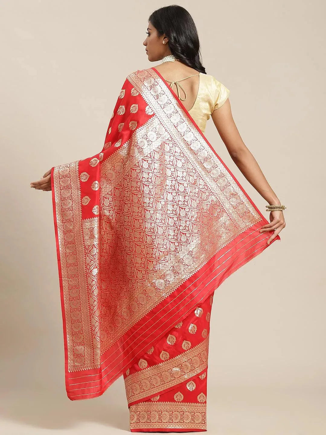 Buy Red Woven Design Brocade Saree - 14671 | Libas Ethnic Wear Online
Buy Red Woven Design Brocade Saree - 14671 | Libas Ethnic Wear Online