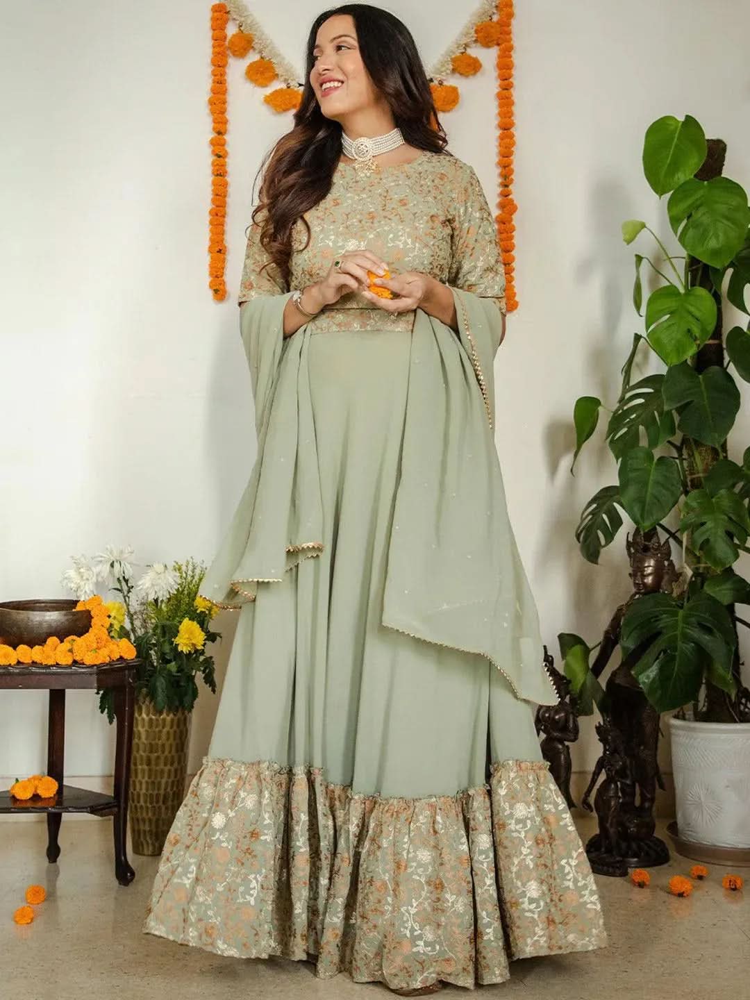 Buy Sea Green Embroidered Georgette Lehenga Choli - 20228O- | Libas Ethnic Wear Online
Buy Sea Green Embroidered Georgette Lehenga Choli - 20228O- | Libas Ethnic Wear Online