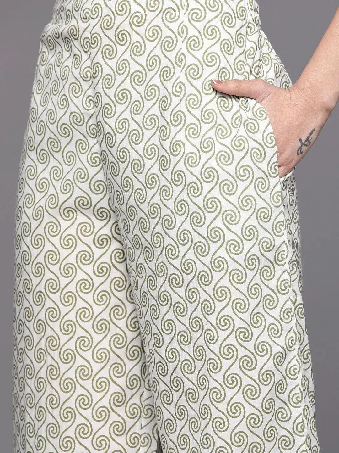 Buy Sea Green Printed Cotton Suit Set - 33144O-XS | Libas Ethnic Wear Online
Buy Sea Green Printed Cotton Suit Set - 33144O-XS | Libas Ethnic Wear Online