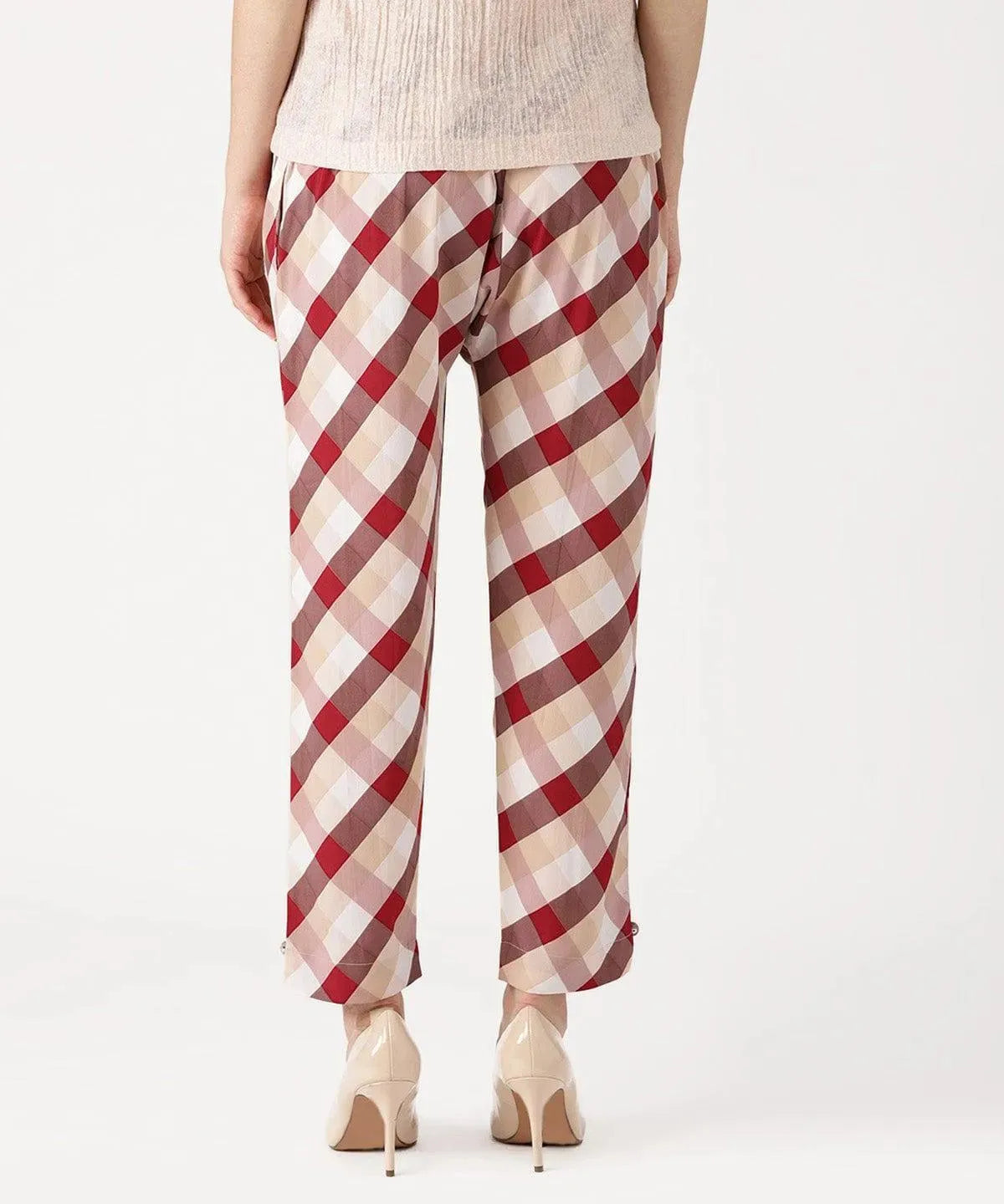 Buy White Checkered Polyester Trousers - B158-XL | Libas Ethnic Wear Online
Buy White Checkered Polyester Trousers - B158-XL | Libas Ethnic Wear Online