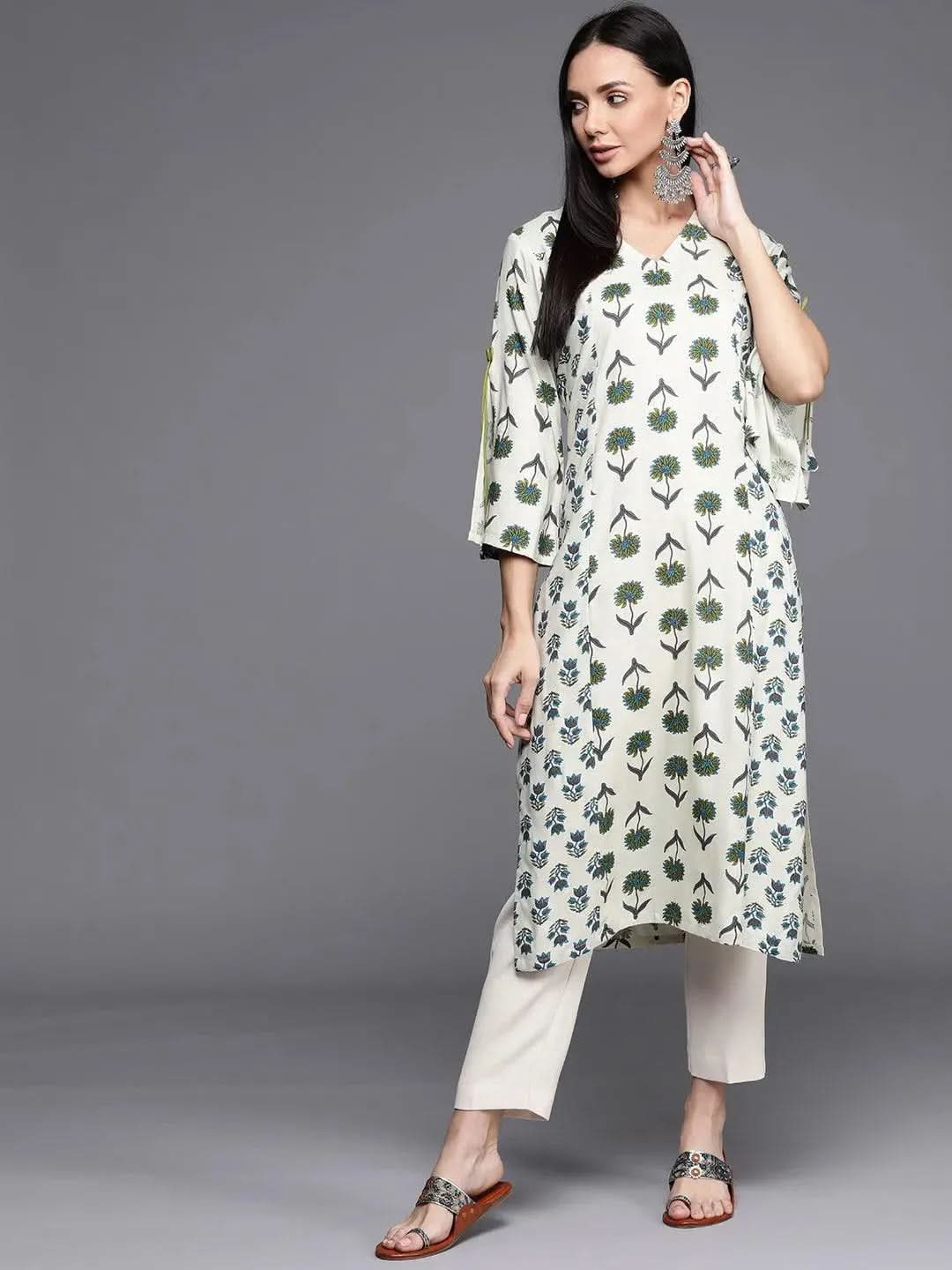 Buy White Printed Cotton Kurta - 22179F- | Libas Ethnic Wear Online
Buy White Printed Cotton Kurta - 22179F- | Libas Ethnic Wear Online