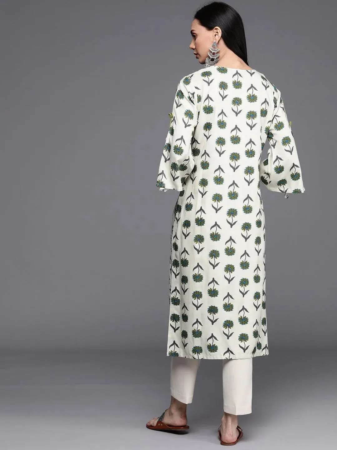 Buy White Printed Cotton Kurta - 22179F-XS | Libas Ethnic Wear Online 
Buy White Printed Cotton Kurta - 22179F-XS | Libas Ethnic Wear Online