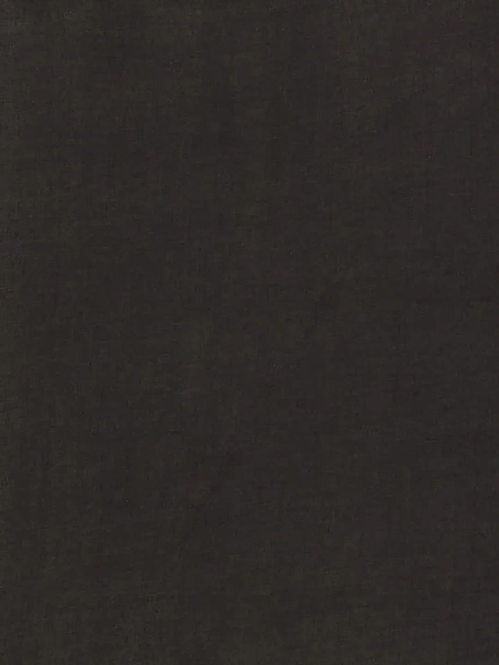 White Printed Cotton Saree - Libas