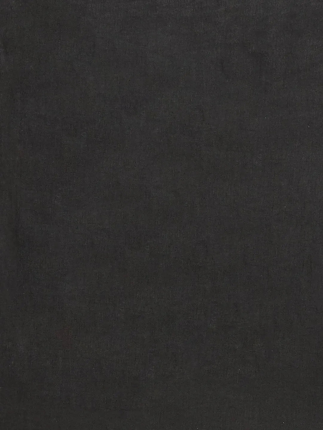 White Printed Cotton Saree - Libas