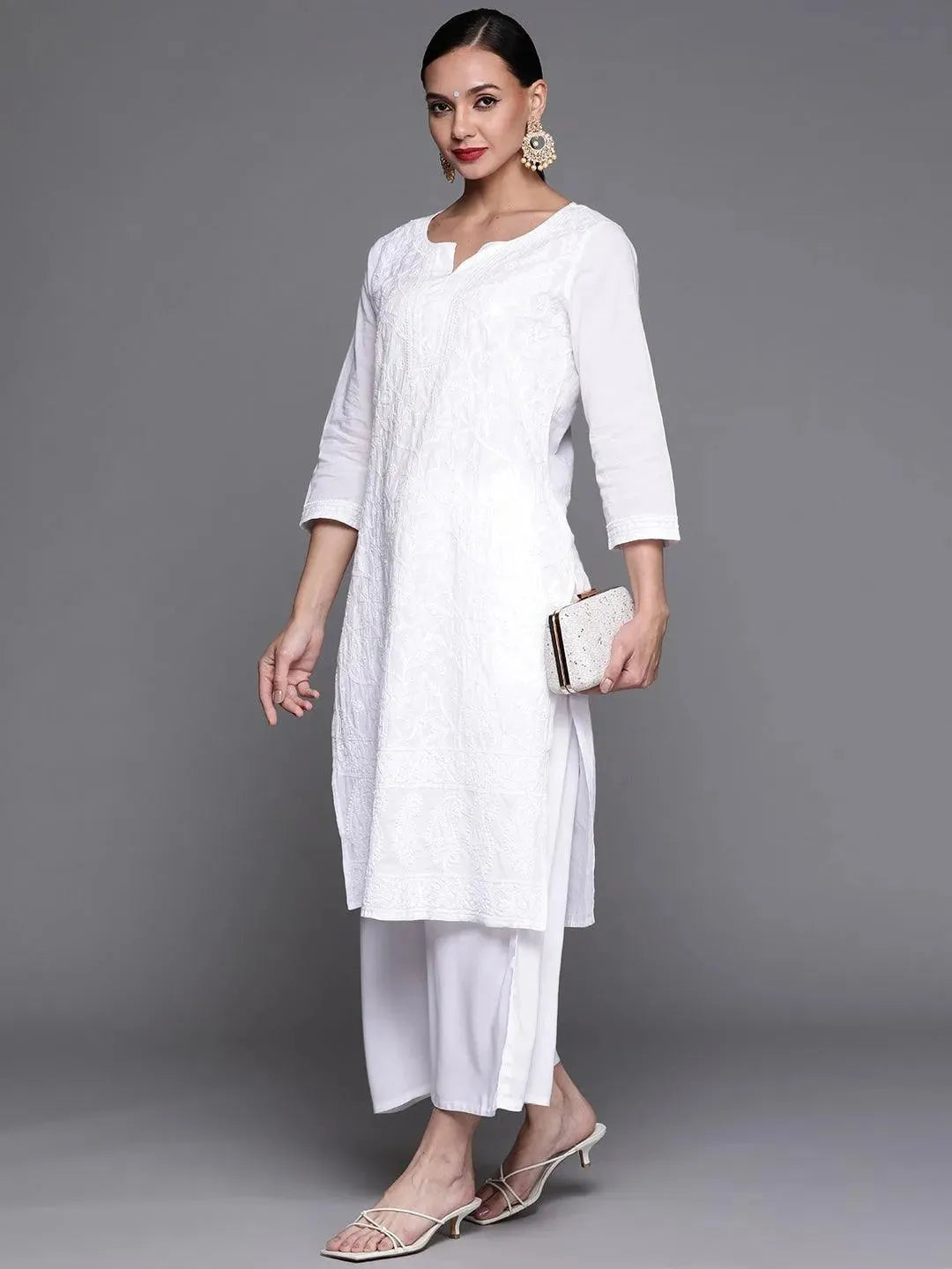 Buy White Solid Rayon Palazzos - PL914O-S | Libas Ethnic Wear Online
Buy White Solid Rayon Palazzos - PL914O-S | Libas Ethnic Wear Online