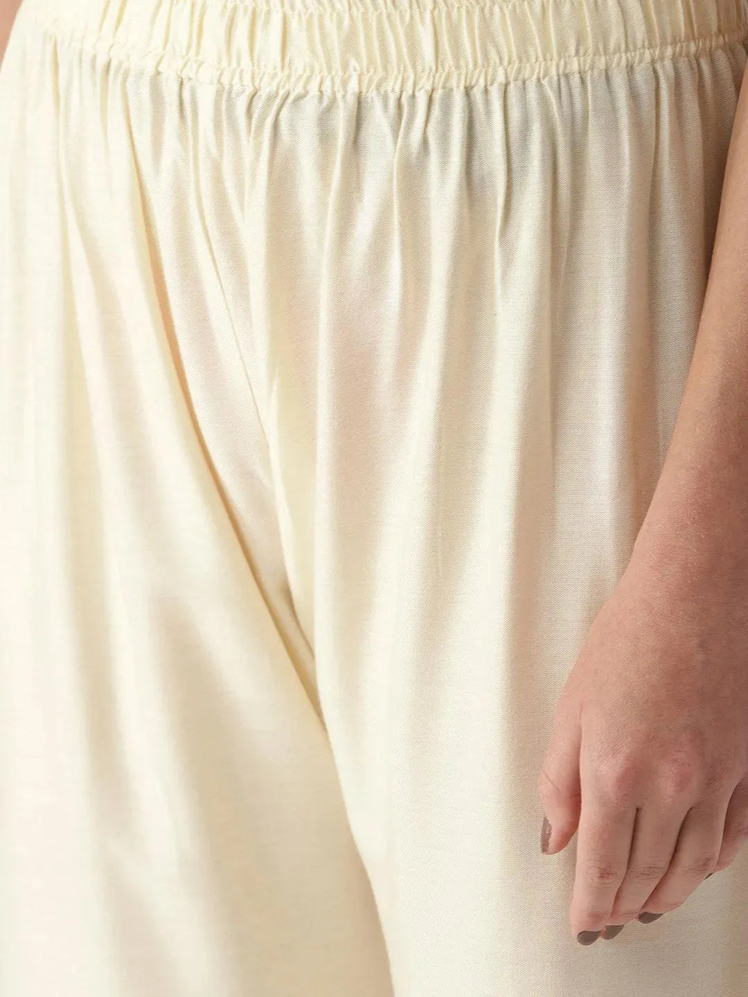 White Solid Rayon Palazzos
White Solid Rayon Palazzos