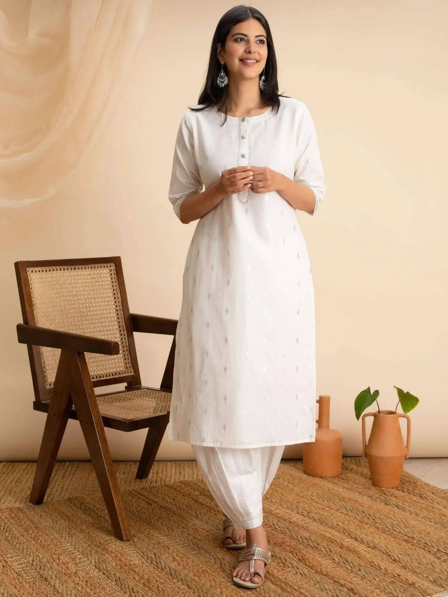 Buy White Woven Design Cotton Kurta - 12068O-XS | Libas Ethnic Wear Online
Buy White Woven Design Cotton Kurta - 12068O-XS | Libas Ethnic Wear Online