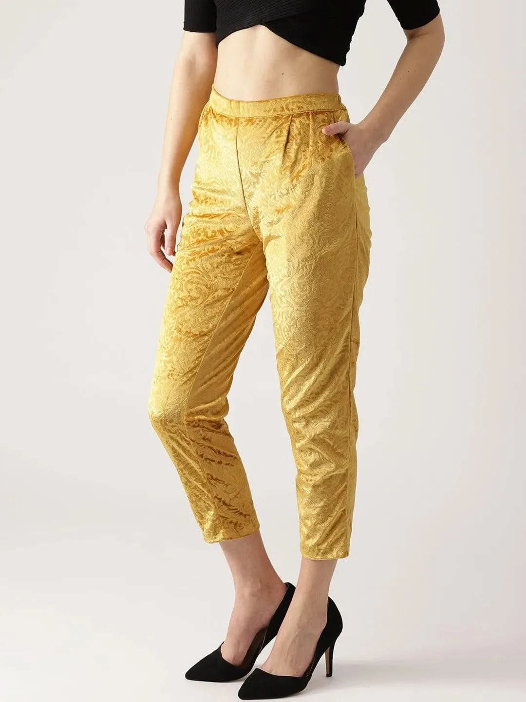 Buy Yellow Abstract Polyester Trousers - B072- | Libas Ethnic Wear Online
Buy Yellow Abstract Polyester Trousers - B072- | Libas Ethnic Wear Online