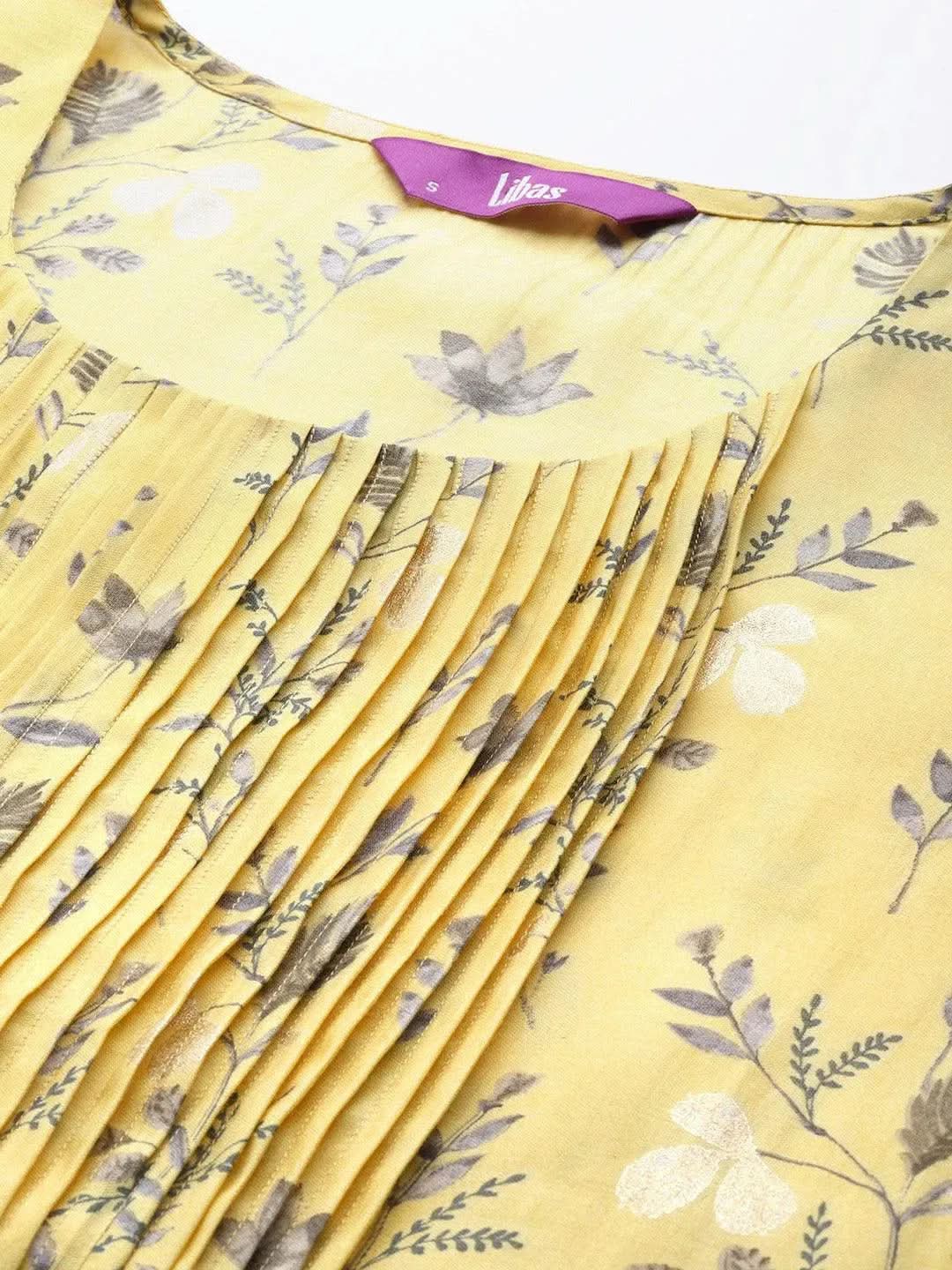 Buy Yellow Printed Chanderi Silk Kurta - 23101O-XS | Libas Ethnic Wear Online
Buy Yellow Printed Chanderi Silk Kurta - 23101O-XS | Libas Ethnic Wear Online