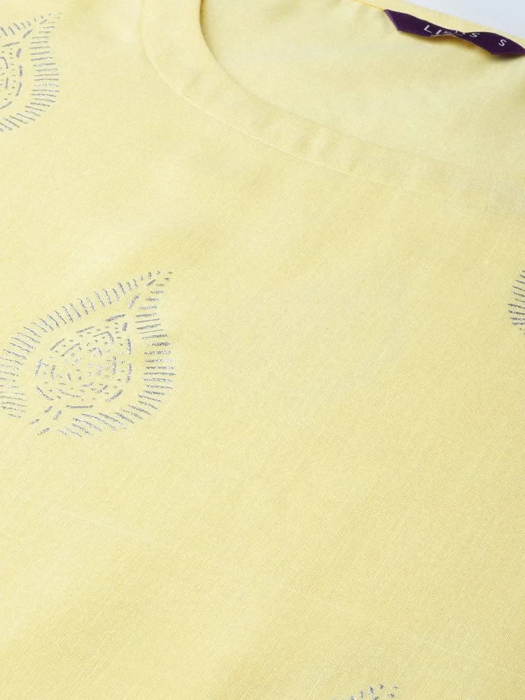 Buy Yellow Printed Cotton Kurta - 8686A-XS | Libas Ethnic Wear Online
Buy Yellow Printed Cotton Kurta - 8686A-XS | Libas Ethnic Wear Online