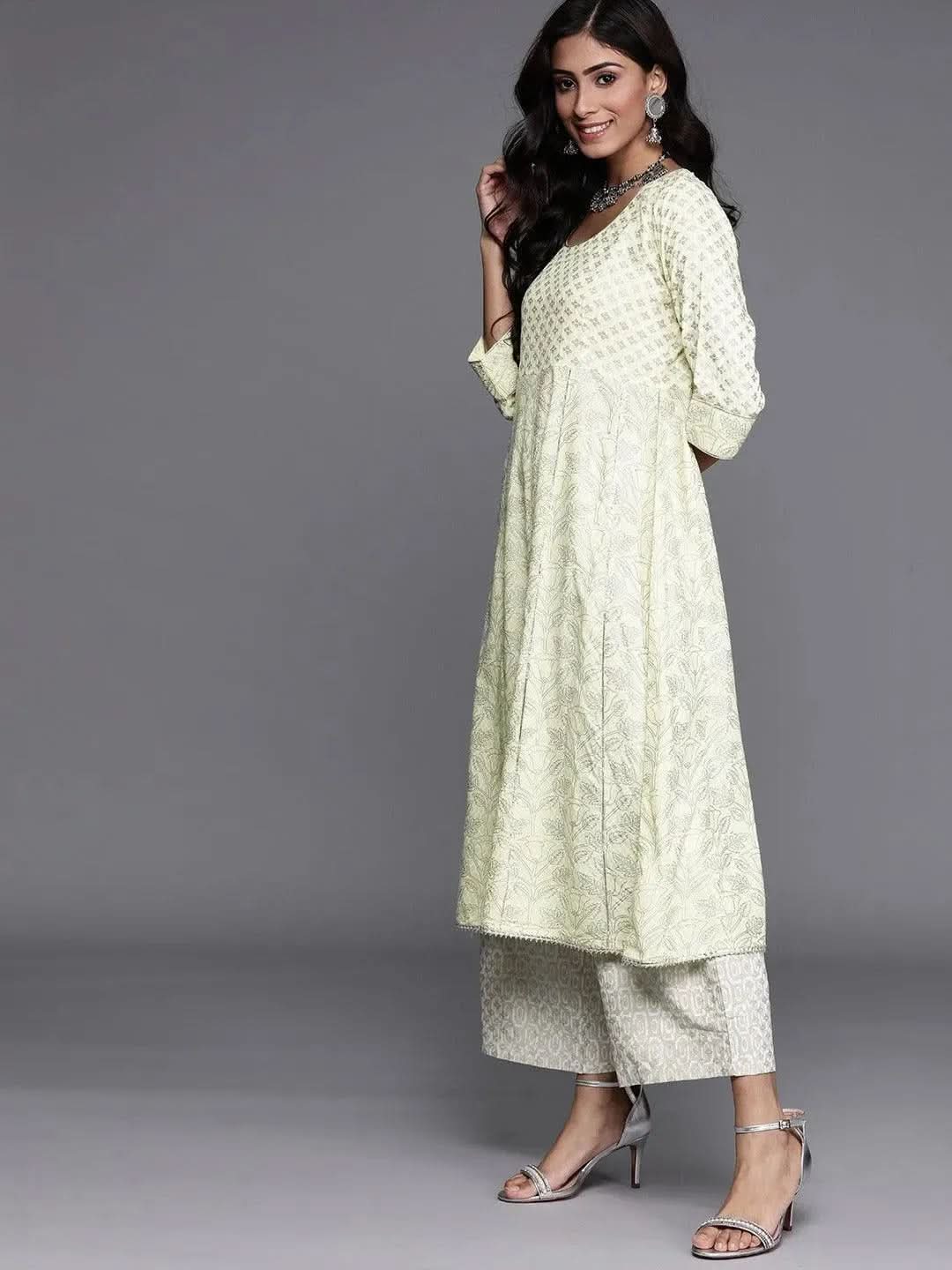 Yellow Printed Cotton Kurta
Yellow Printed Cotton Kurta