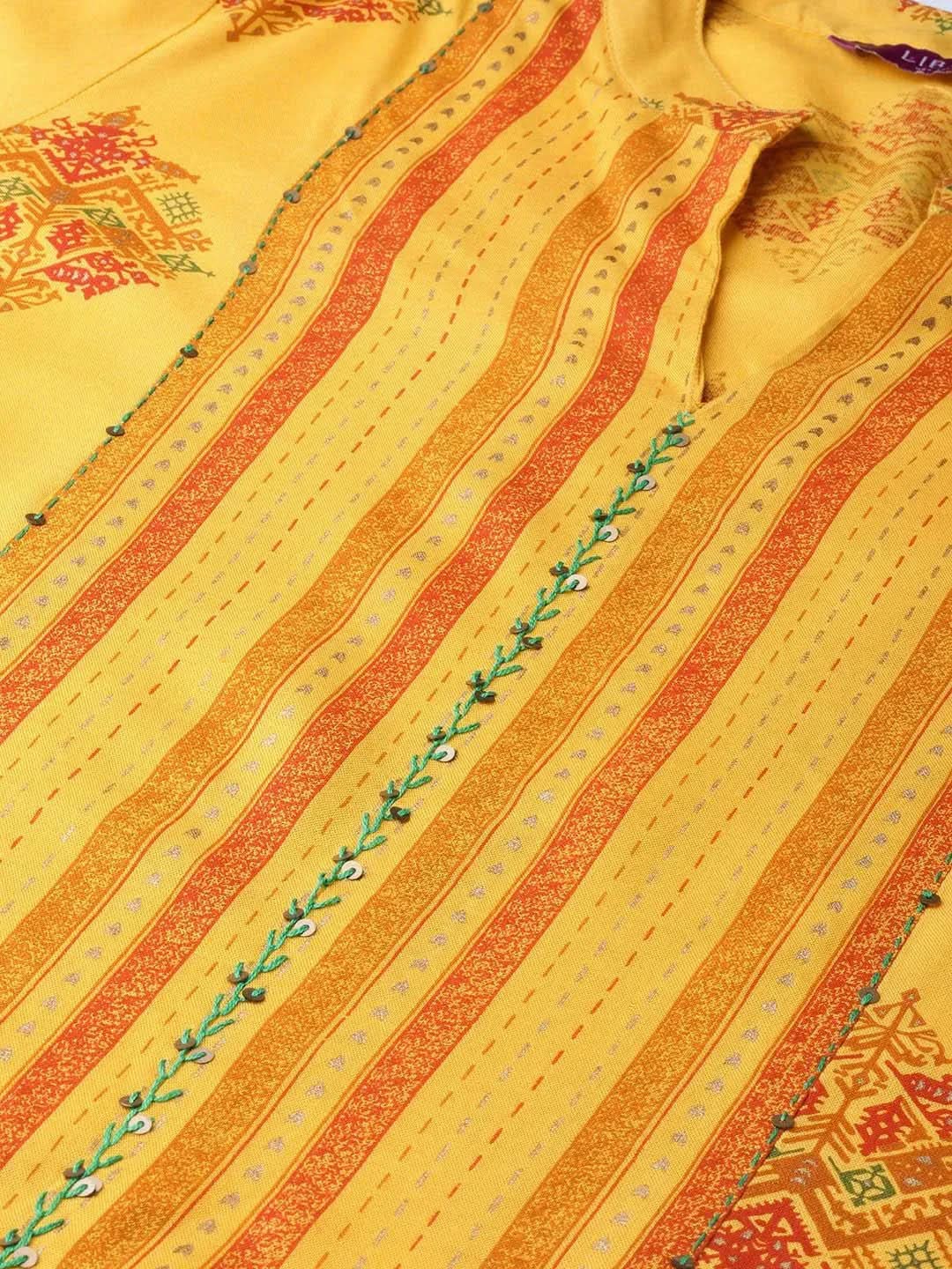 Buy Yellow Printed Rayon Kurta Set - 6574-XXL | Libas Ethnic Wear Online
Buy Yellow Printed Rayon Kurta Set - 6574-XXL | Libas Ethnic Wear Online