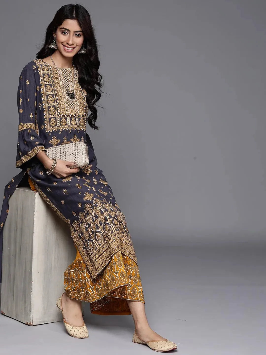 Buy Yellow Printed Silk Palazzos - PL896O-XL | Libas Ethnic Wear Online
Buy Yellow Printed Silk Palazzos - PL896O-XL | Libas Ethnic Wear Online