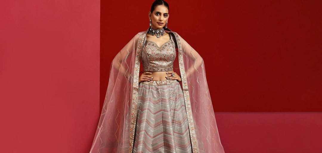 Top 7 Creative Lehenga Dupatta Draping Styles to Try Today - Libas