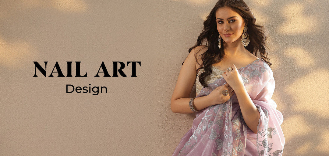 Fancy Nail Art Designs to Match Your Wedding Outfits