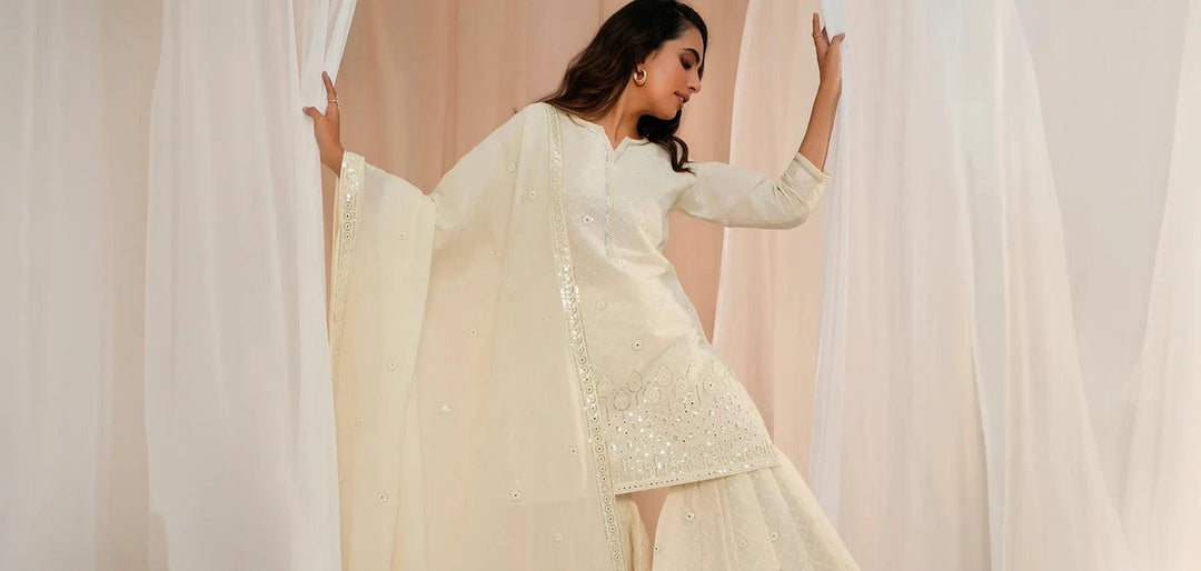 Bahaar Collection - Redefining Minimalism with White Ensembles - Libas