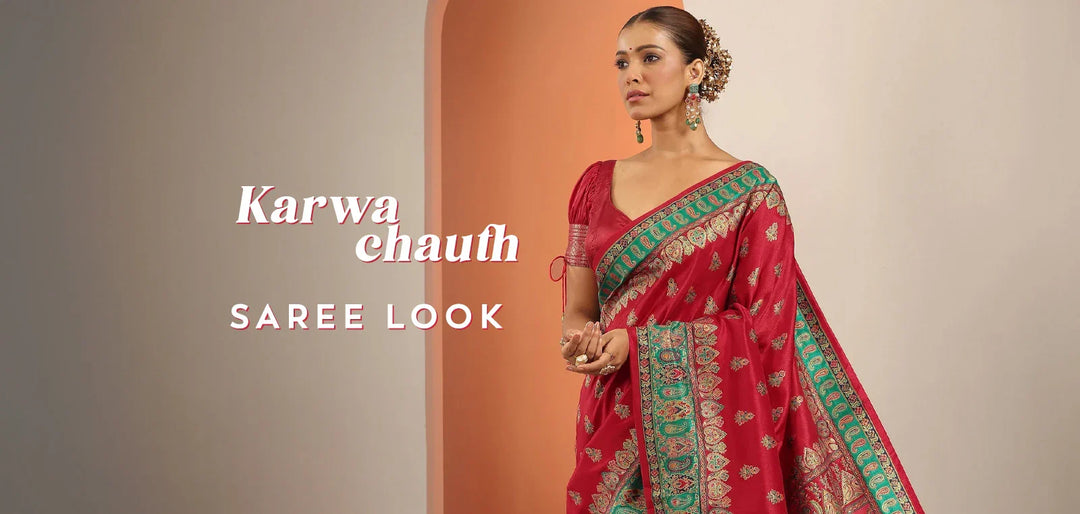 Stunning Karwa Chauth Saree Looks to Shine  This Year