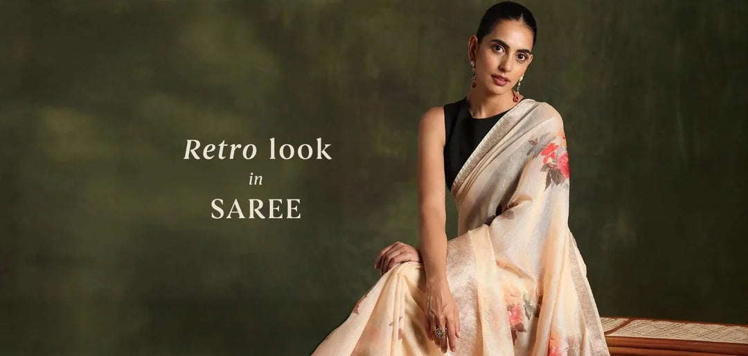 The Retro Look in Saree: A Timeless Fashion Statement
