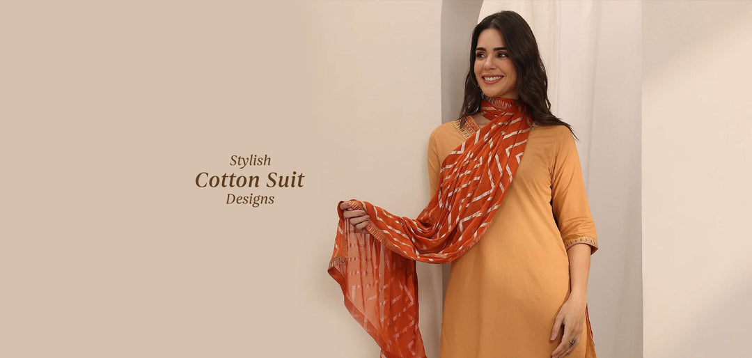 Latest Stylish Cotton Suit Designs For A Stunning Look