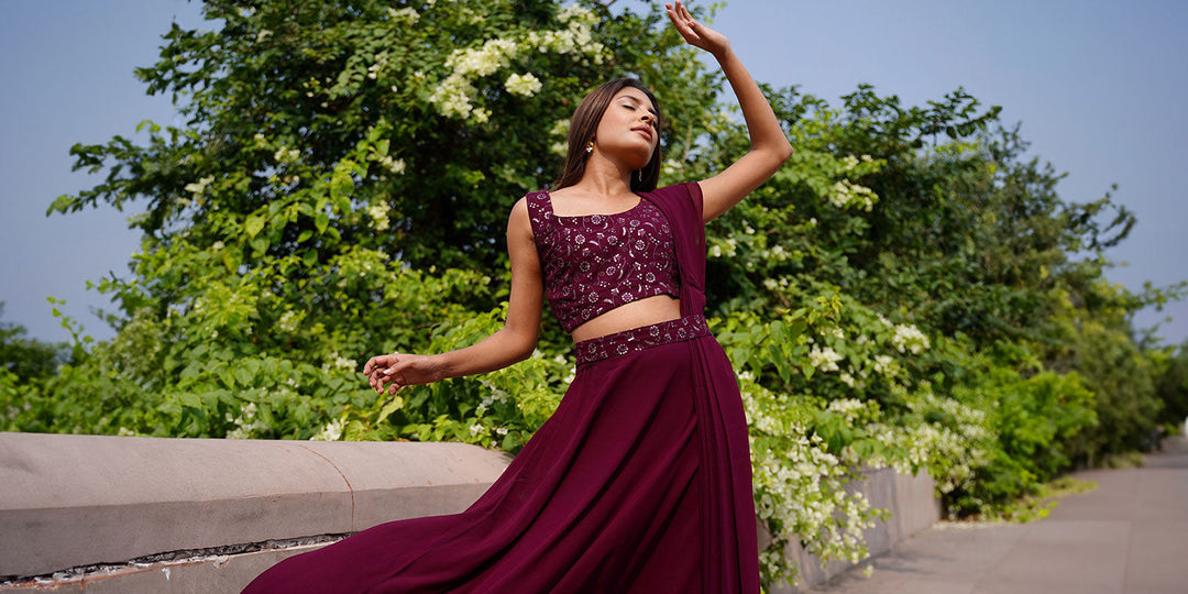 Wondering How To Wear A Lehenga Dupatta? - Libas