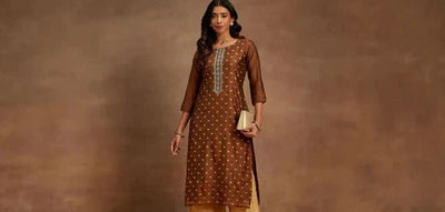 Complete your look with Elegant Silk Kurti Designs