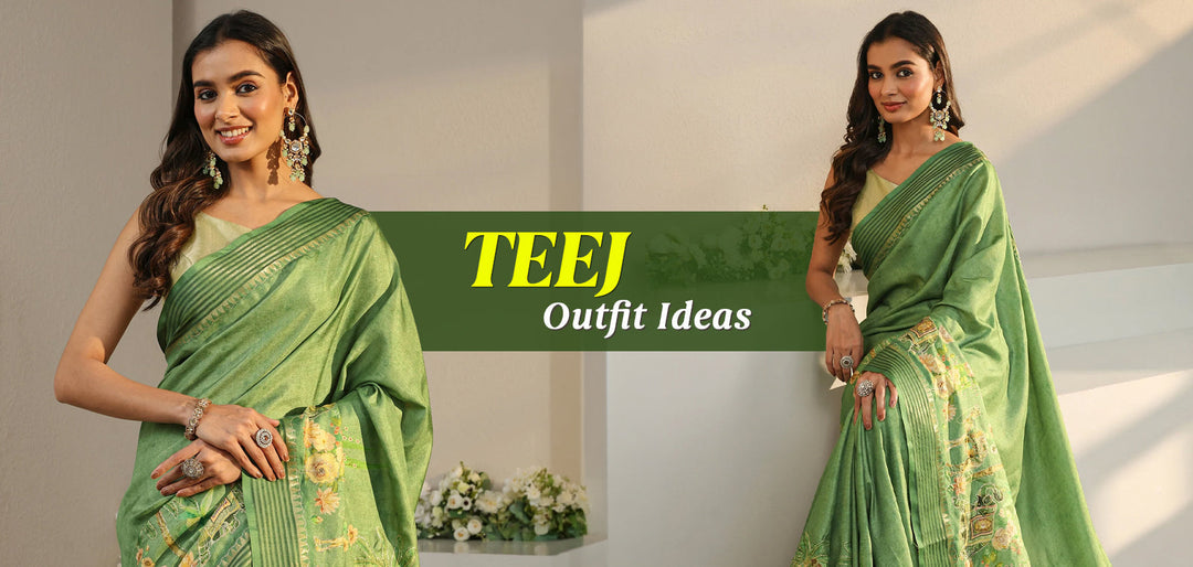 Festive Dress Up: Top 10 Teej Outfits Ideas for Modern Women