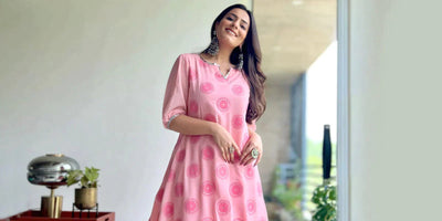 Top Simple A-line Kurti Designs That Are in Style