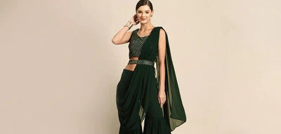 Trending and Beautiful Modern Saree Look for a Wedding