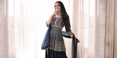 Trendy Sharara Suit Designs for Wedding to get inspired From