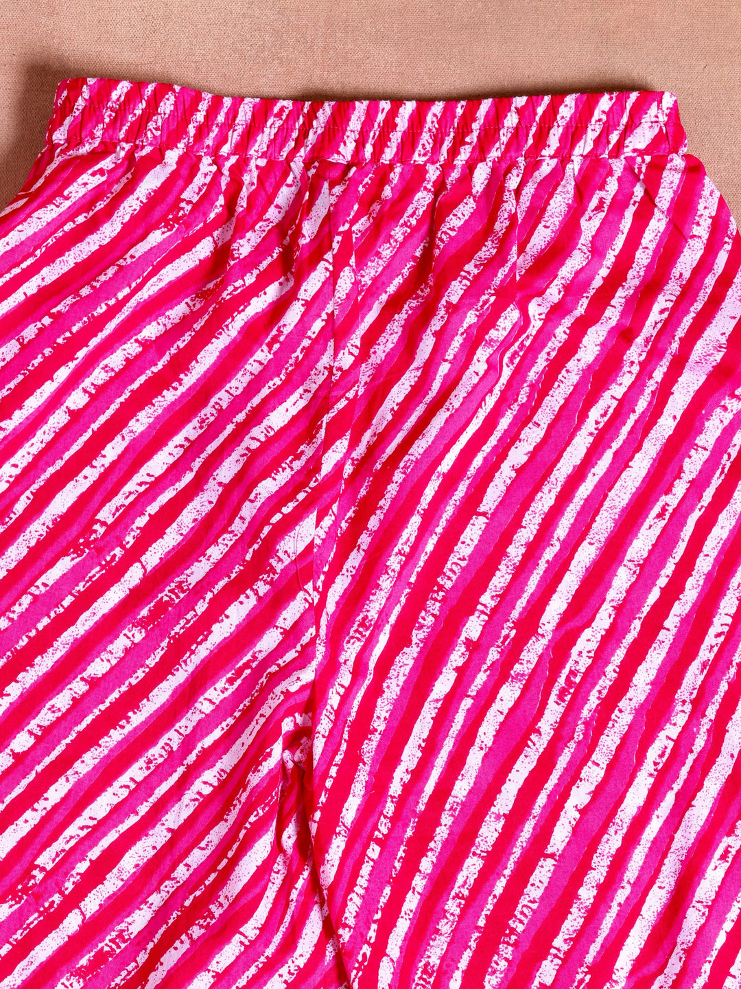  Kids Pink Printed Cotton Co-Ords 