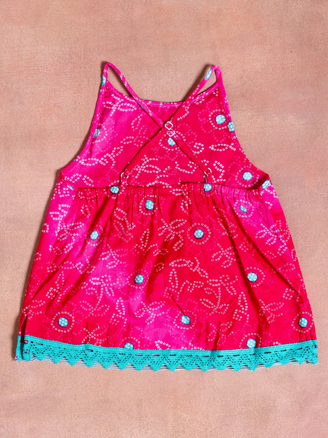  Kids Pink Printed Cotton Co-Ords 