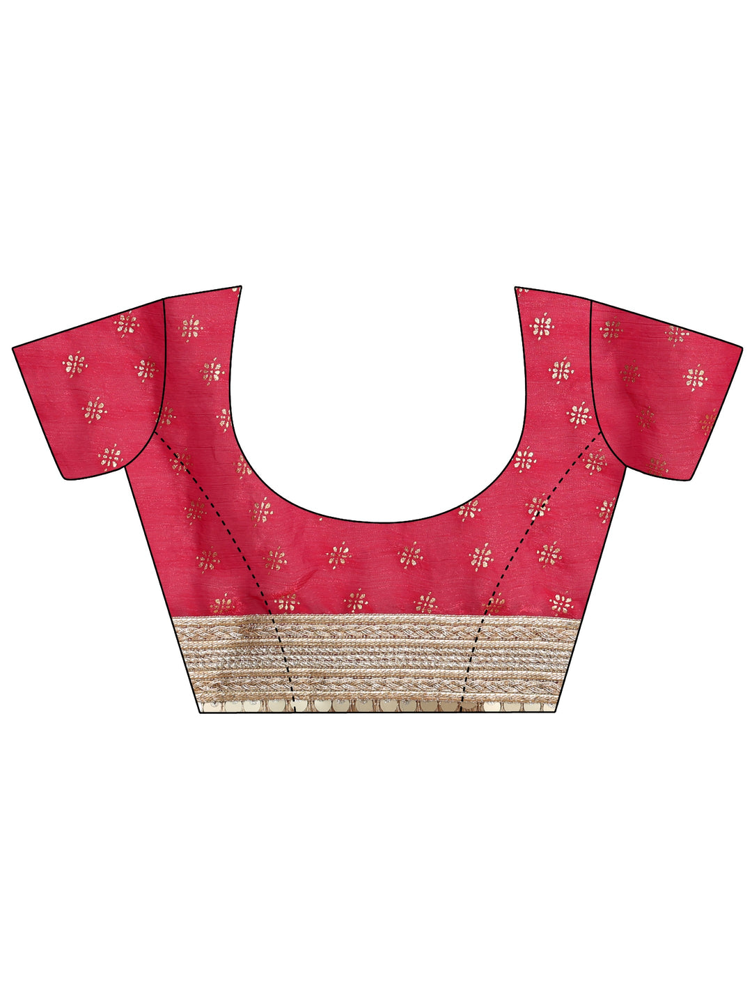  Pacific Blue Foil Printed Tissue Saree 