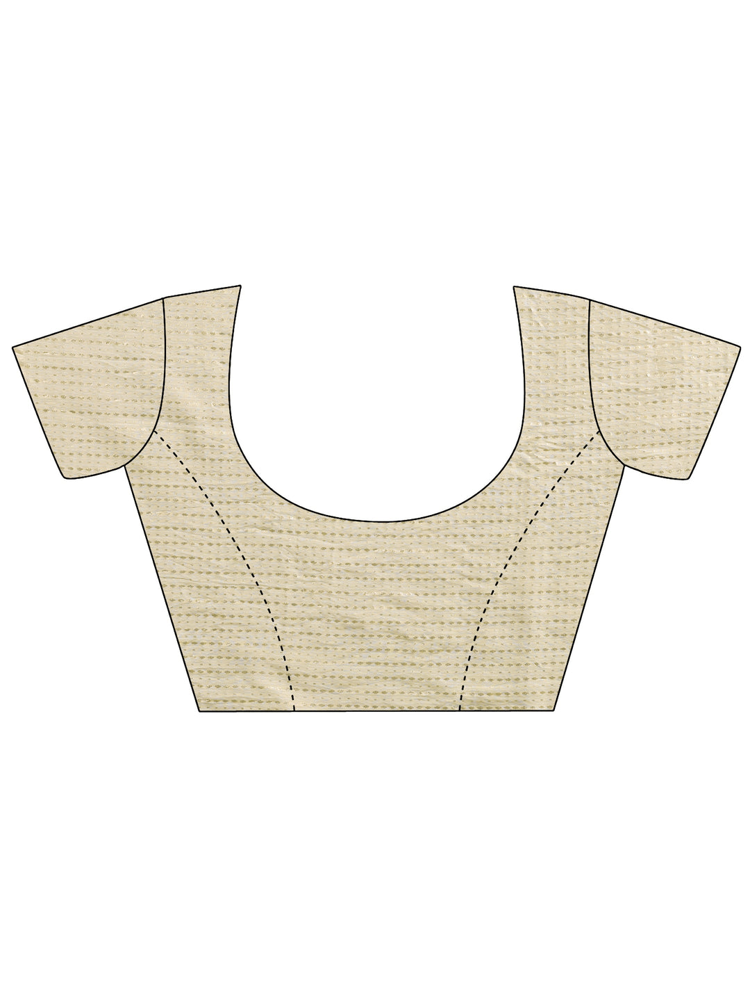  Cream Tissue Saree 
