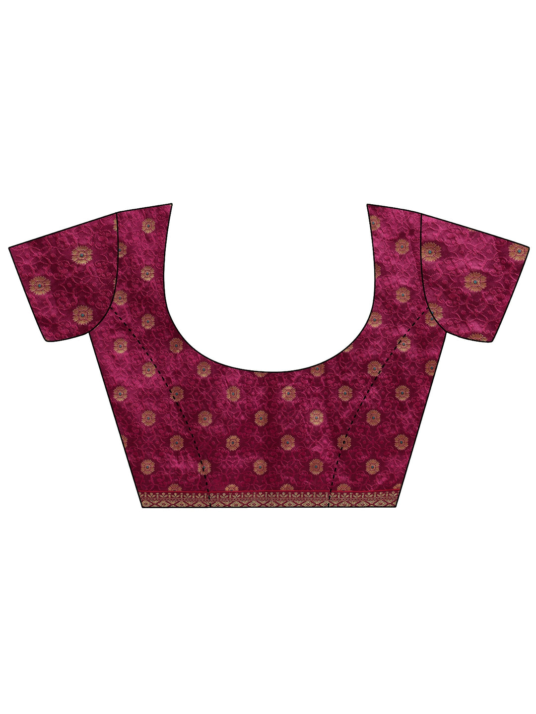  Rani Pink Bandhani Printed Georgette Pre Draped Saree 