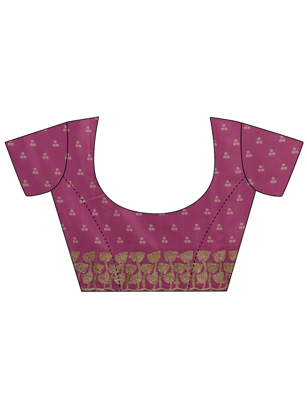  Multi Color Bandhani Printed Satin Saree 