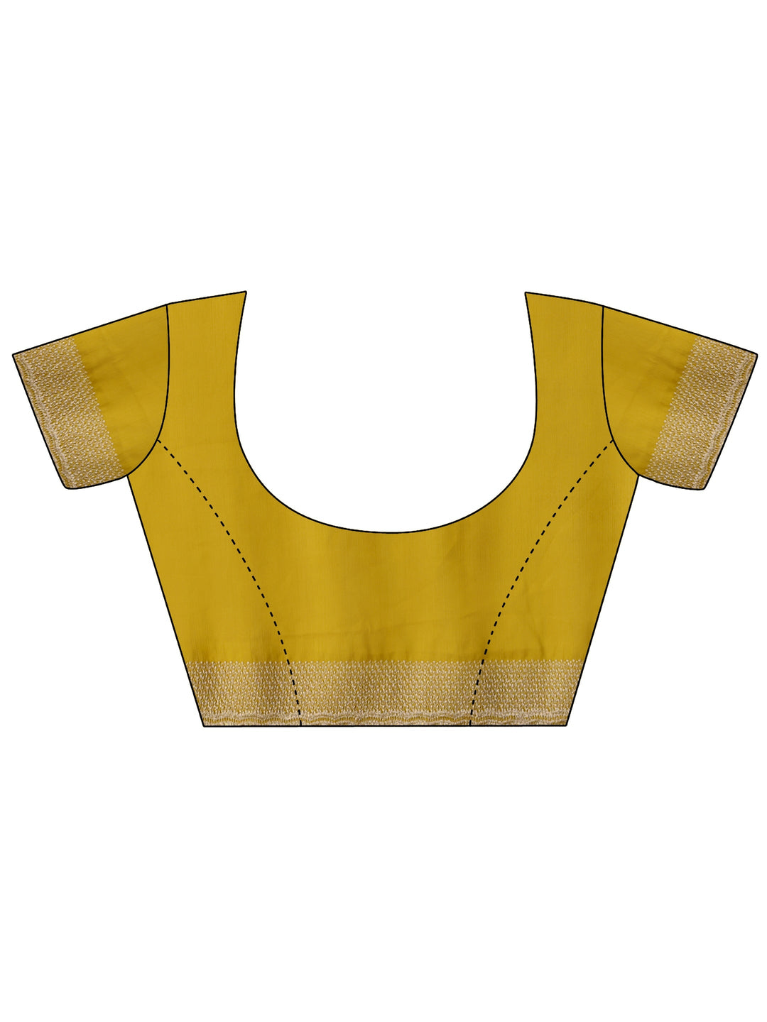  Mustard Embellished Chiffon Saree 