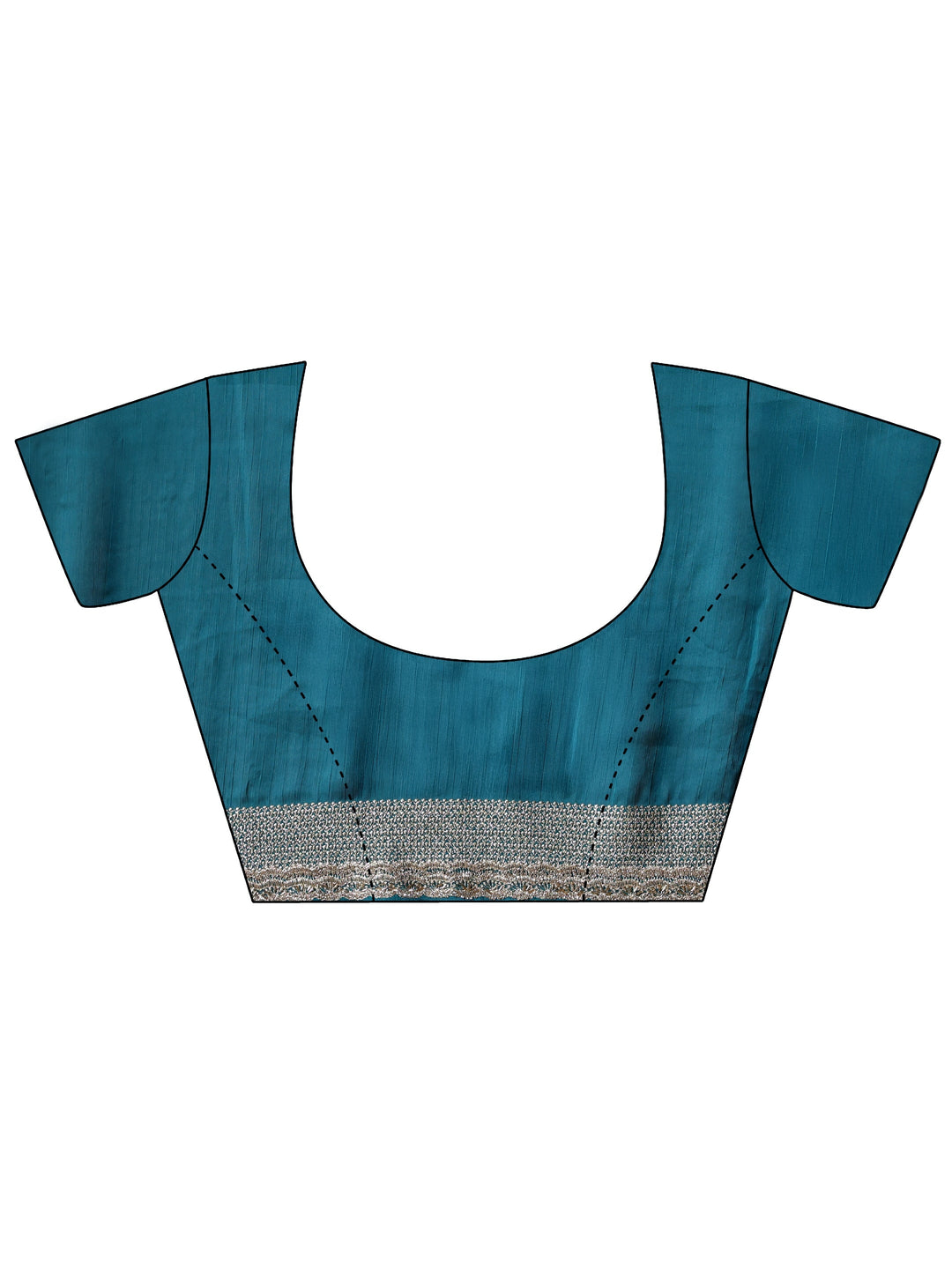  Green Embellished Chiffon Saree 
