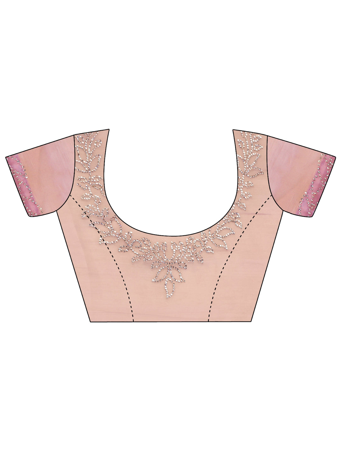  Lavender Embellished Tissue Saree 
