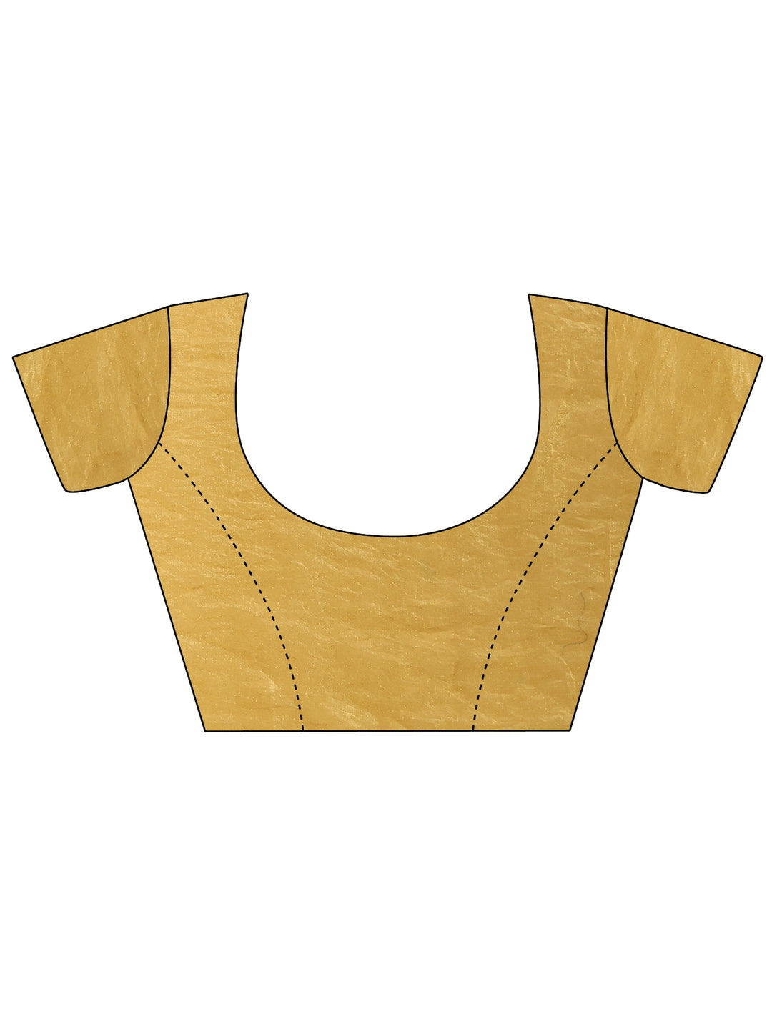  Mustard Silk Blend Saree with Floral Border 