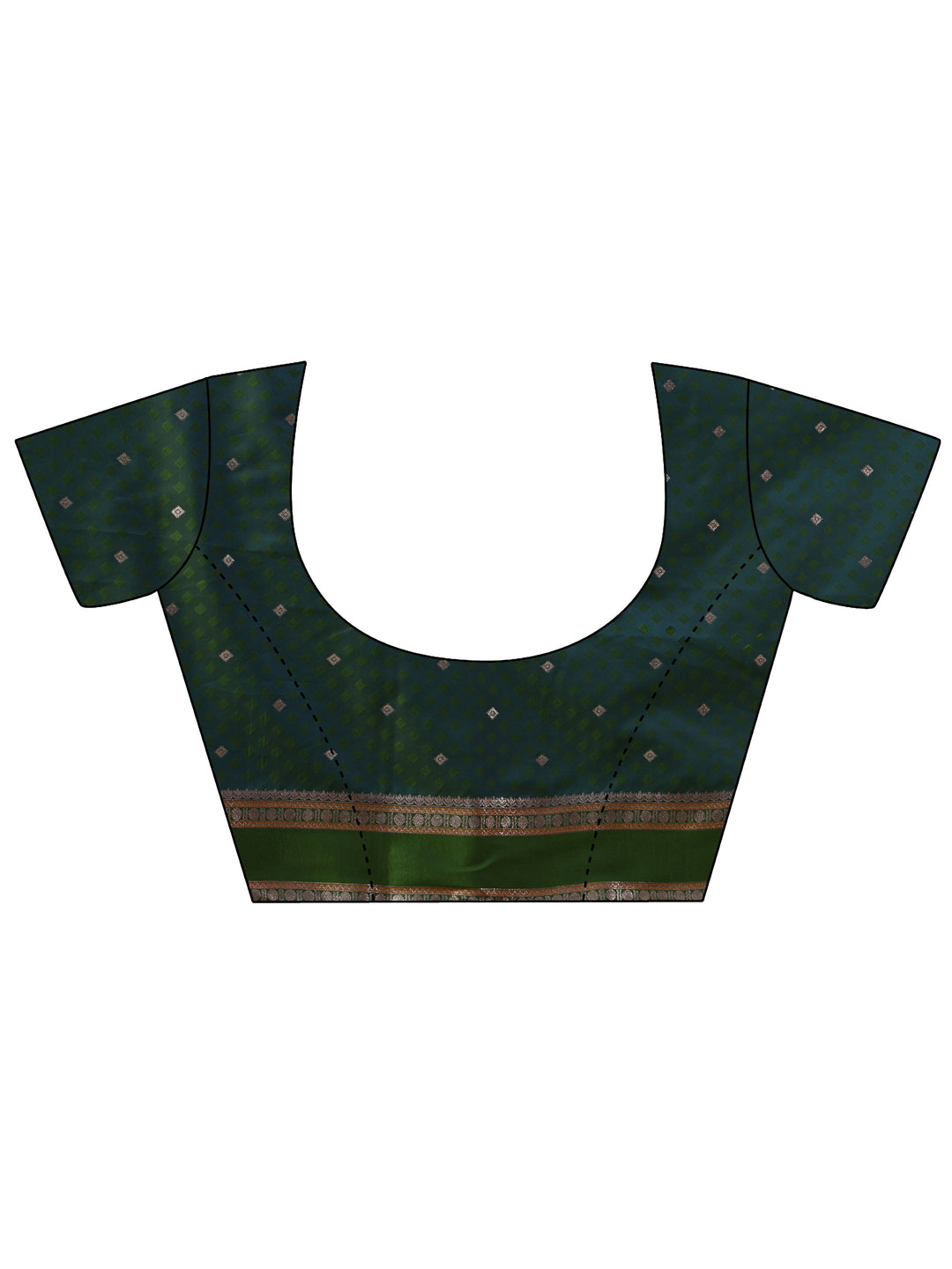  Brown Kanjeevaram Silk Blend Saree 