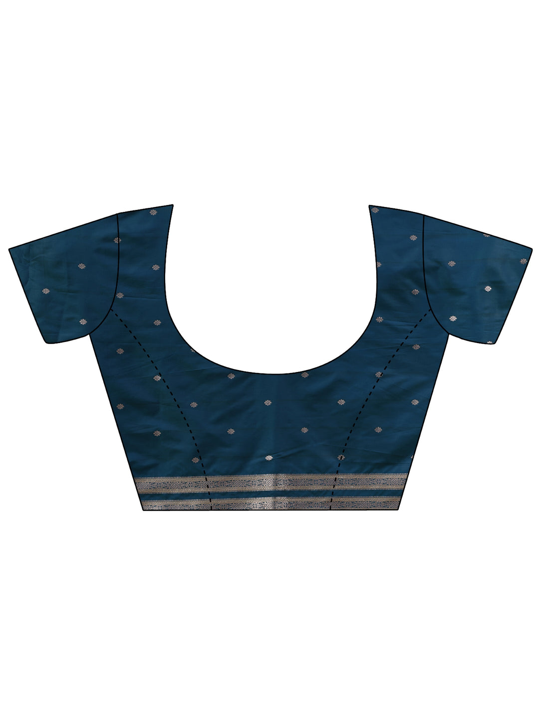  Grey Kanjeevaram Silk Blend Saree 