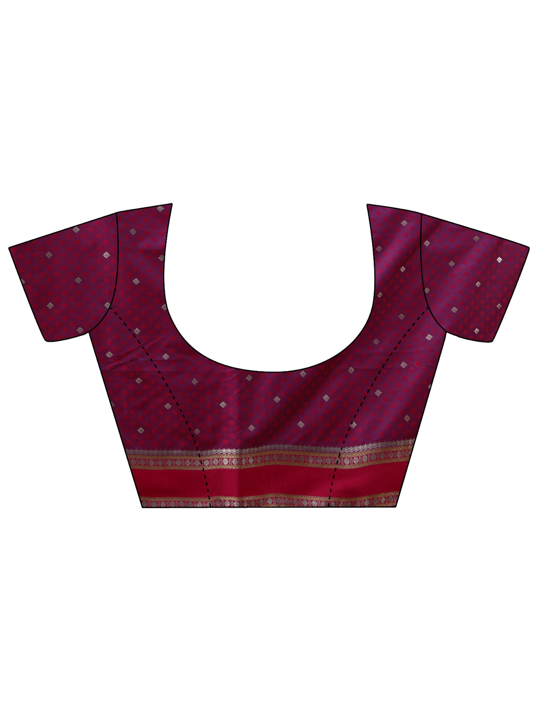 Brown Kanjeevaram Silk Blend Saree 