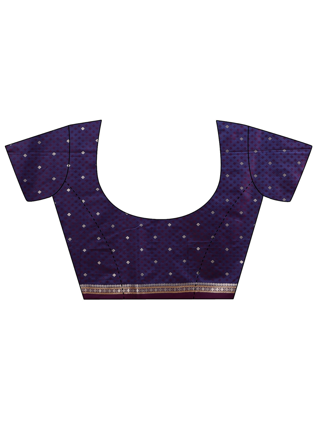  Brown Kanjeevaram Silk Blend Saree 