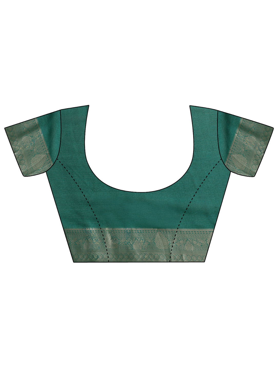  Libas Sea Green Patola Printed Chiffon Saree 