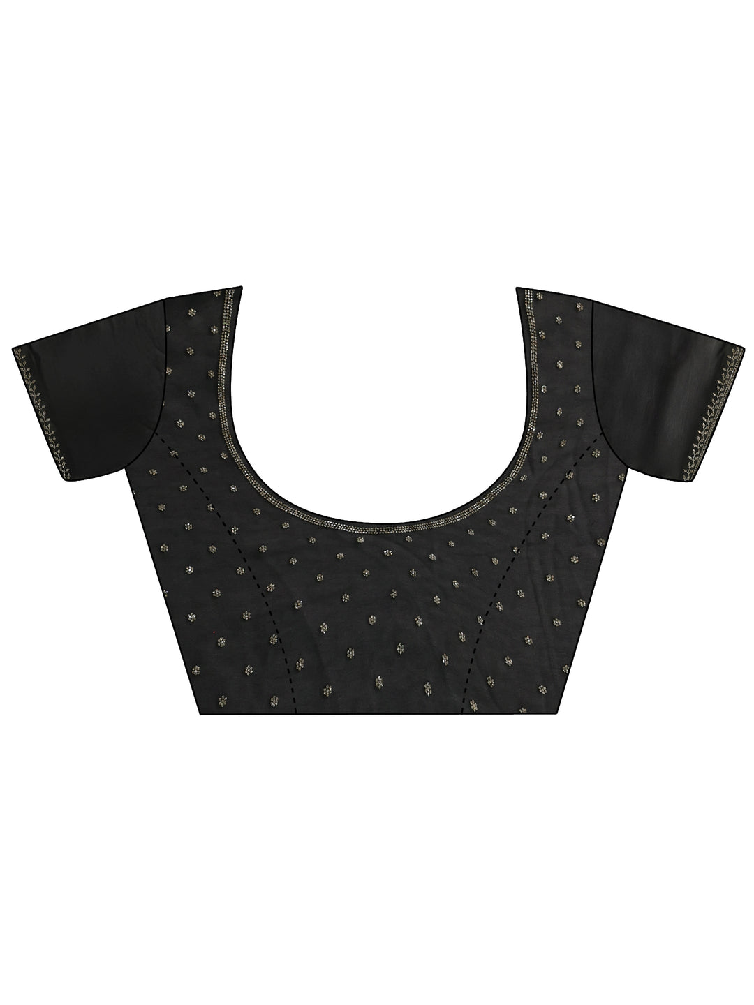  Libas Midnight Black Embellished Georgette Saree 