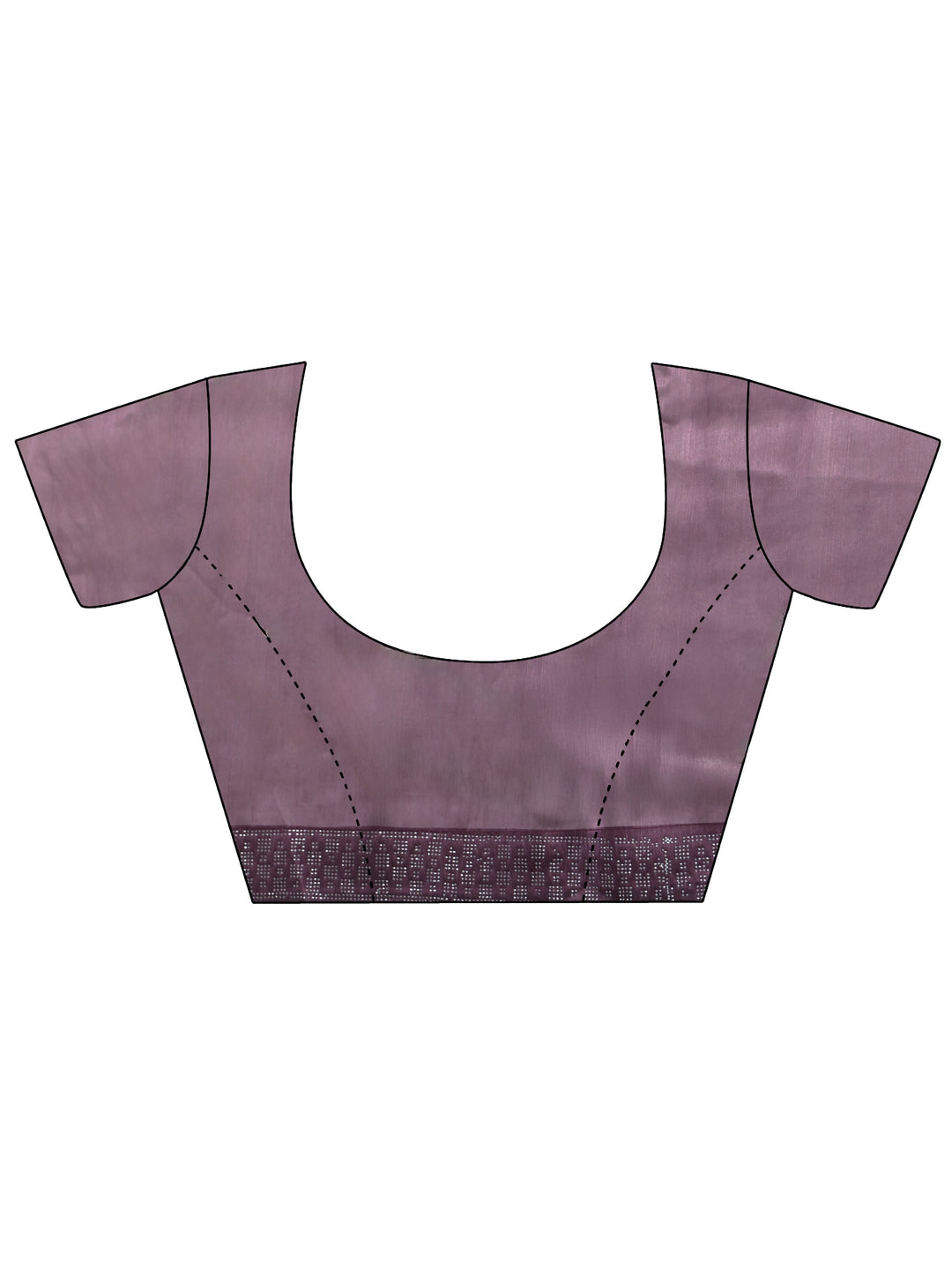  Libas Mauve Floral Embellished Tissue Saree 