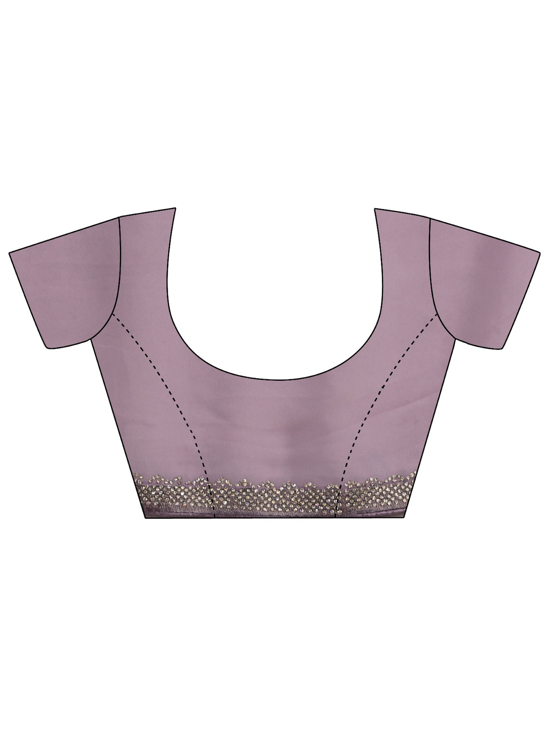 Libas Lavender Embroidered Georgette Saree 