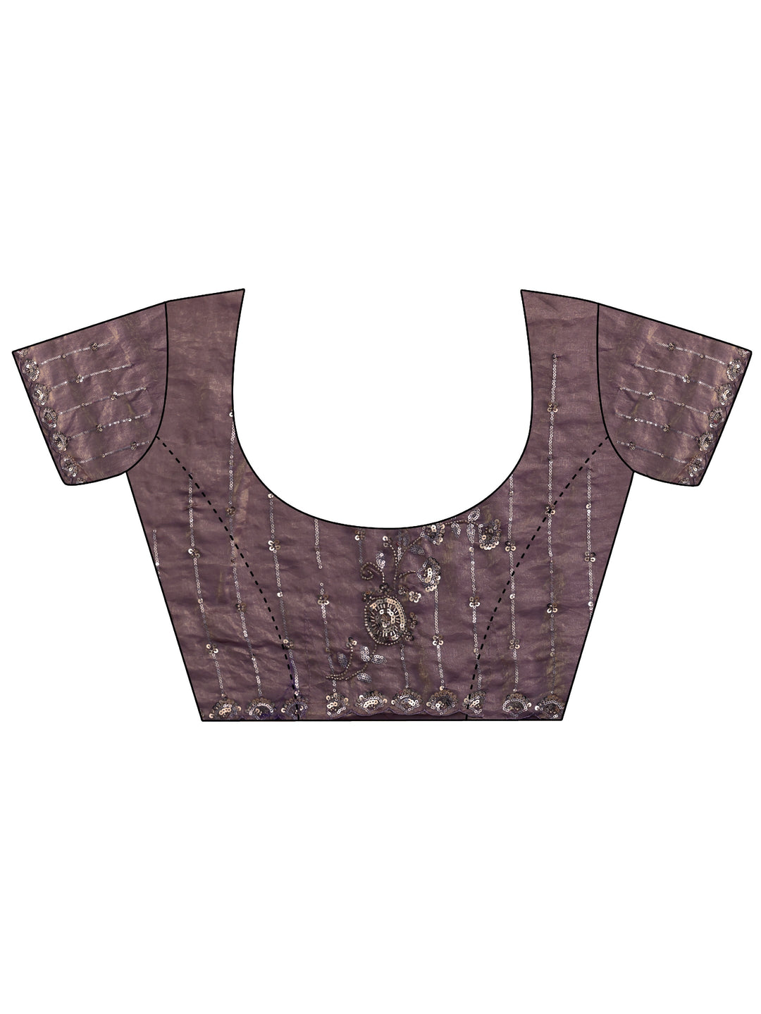  Libas Art Lavender Embellished Saree 